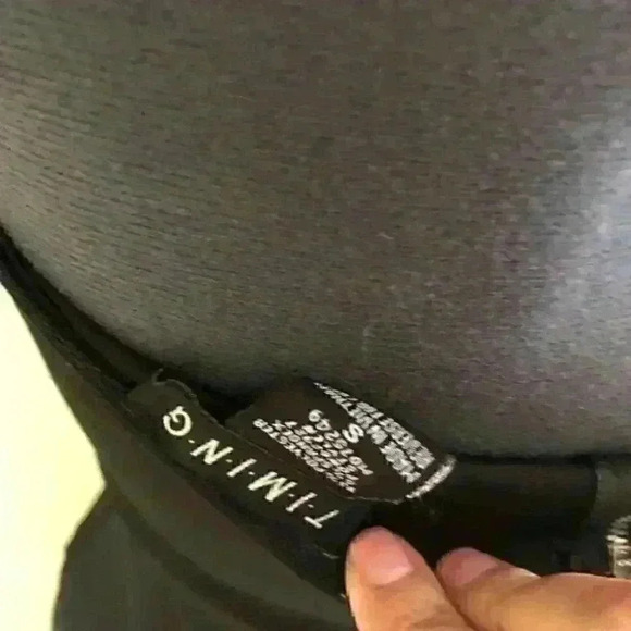 TIMING black evening dress cleavage reveal size SMALL - Picture 5 of 7